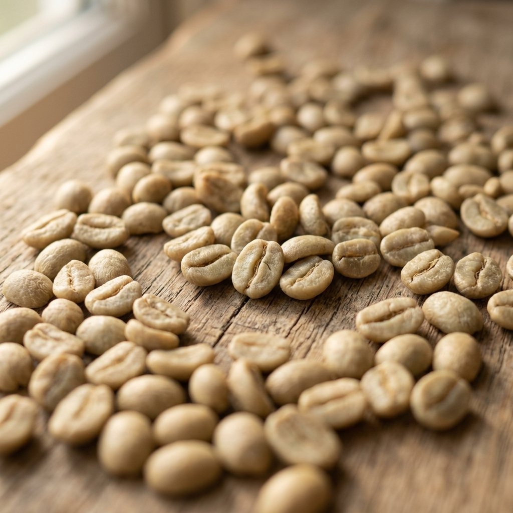 Karnataka Coorg washed single-origin green coffee beans
